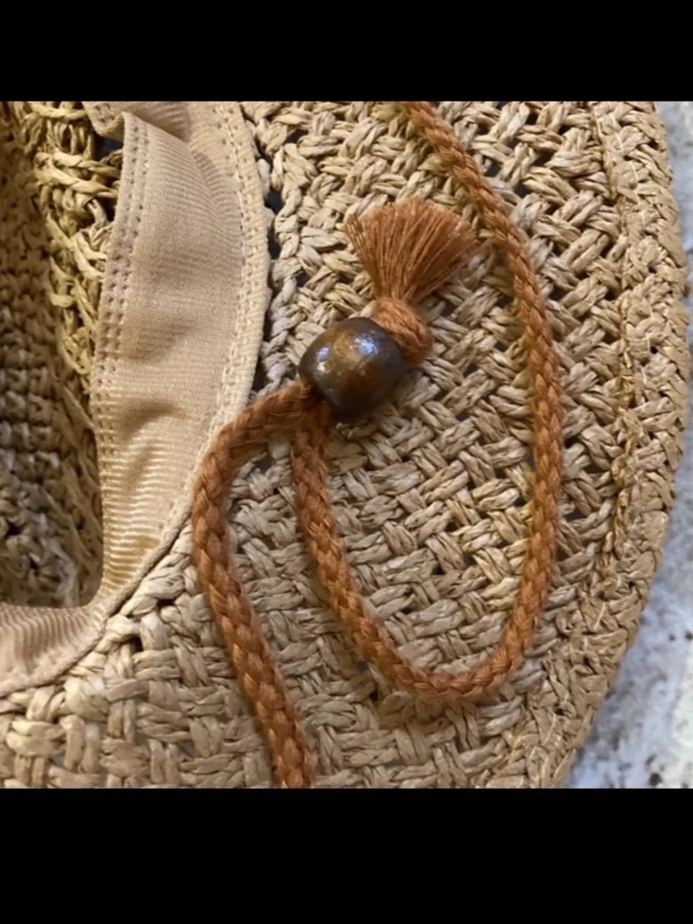 NWOT cowgirl/cowboy straw, tacky color, summer hat
